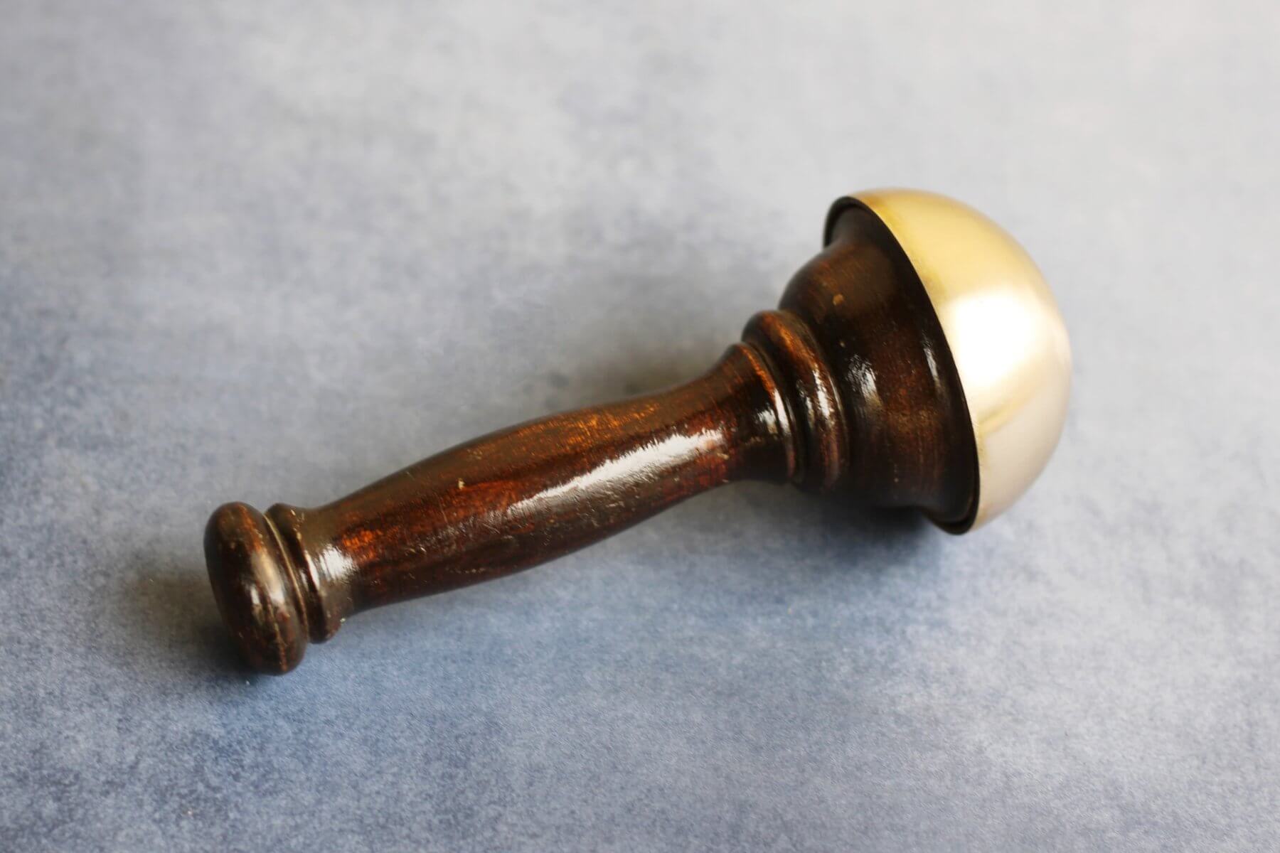 Janak Bronze (Kansa) Vati Massager with Wooden Handle - Image 6