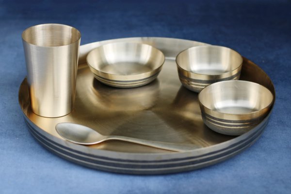 Janak Bronze (Kansa) Dinner Set - Kaveri - Image 2