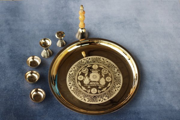 Janak Bronze (Kansa) Pooja Set - Prarthana - Image 2