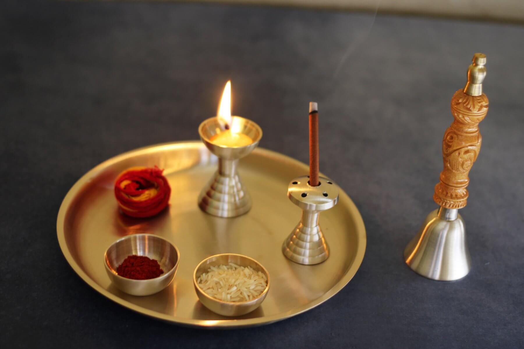 Janak Bronze (Kansa) Pooja Set - Anandi - Image 6