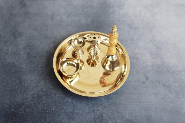 Janak Bronze (Kansa) Pooja Set - Kirtan - Image 6