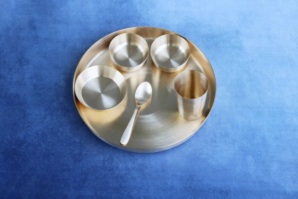 Janak Bronze (Kansa) Dinner Set - Kaveri - Image 3