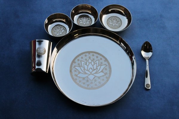 Janak Bronze (Kansa) Dinner Set - Kaveri - Image 7