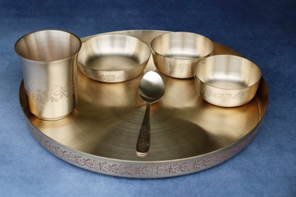 Janak Bronze (Kansa) Dinner Set - Kaveri - Image 5